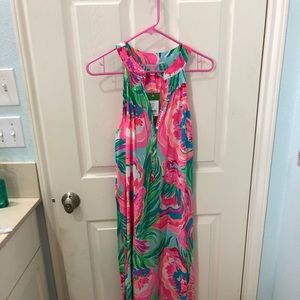 Lilly Pulitzer size large silk dress